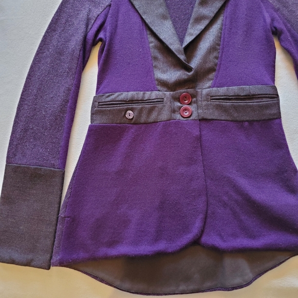 Paper People Clothing upcycled blazer - Picture 4 of 12